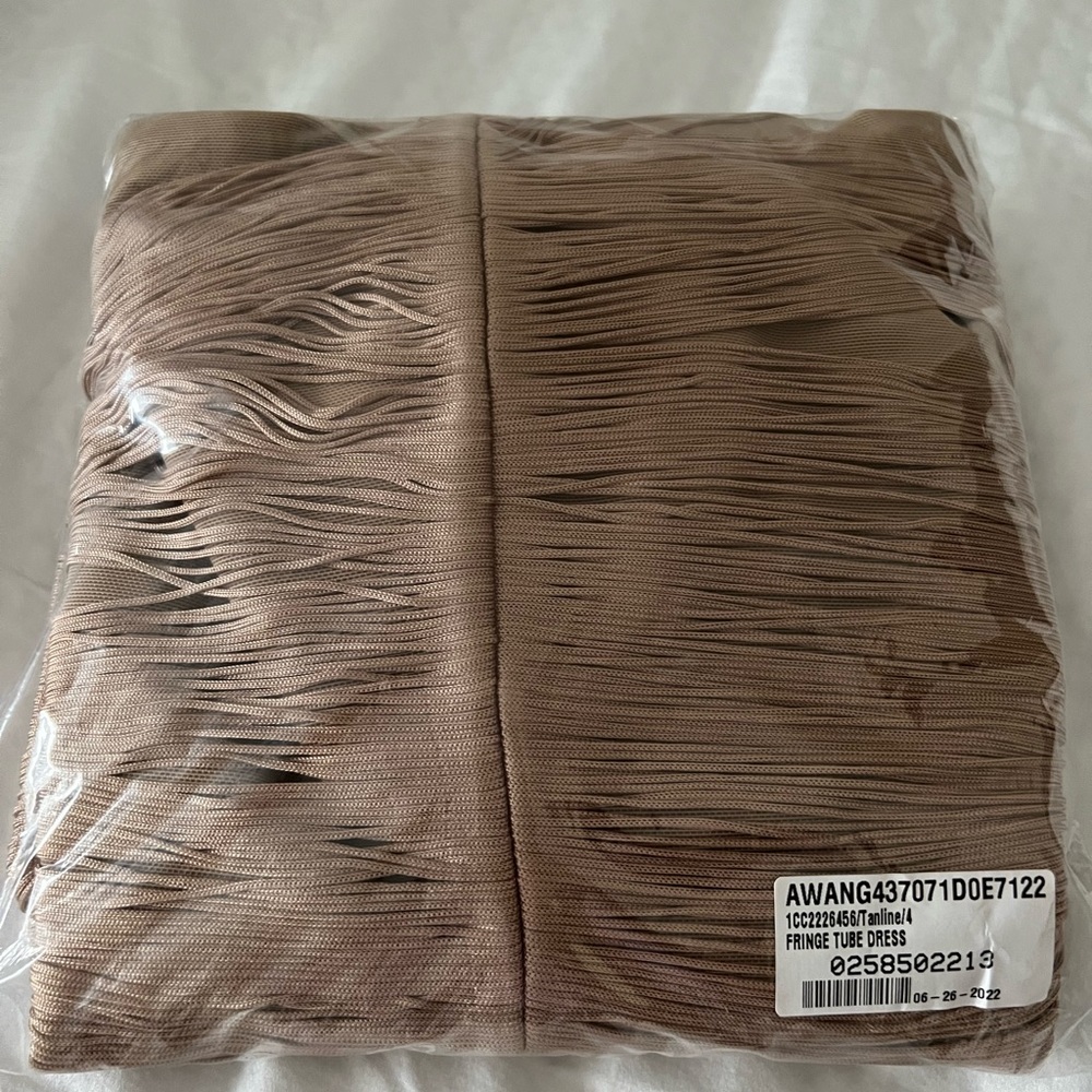 NWT Alexander Wang fringe tube dress, size 4, Shopbop.  Original price $995.